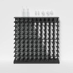 Raxi | Array 3310 table, Stojan na víno | 100 lahví Barva: Coal