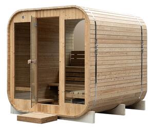 M-SPA - Zahradní sauna čtvercová 240 cm x Ø 210 cm