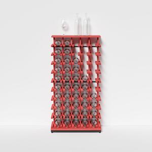 Raxi | Array 3250 shelf, Stojan na víno | 50 lahví Barva: Rosso