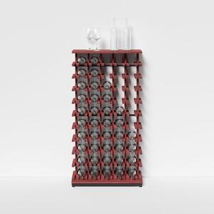 Raxi | Array 3350 table, Stojan na víno | 50 lahví Barva: Bordeaux
