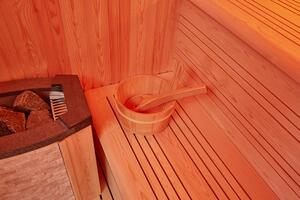 M-SPA - Suchá sauna s kamny 200 x 170 x 210 cm 6kW