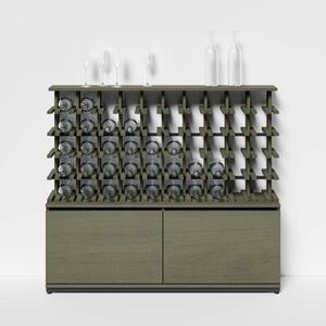 Raxi | Array 4250 shelf, Stojan na víno | 50 lahví Barva: Olive
