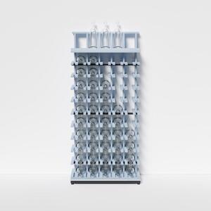 Raxi | Array 3450 display, Stojan na víno | 50 lahví Barva: Sky