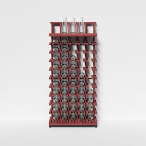 Raxi | Array 3450 display, Stojan na víno | 50 lahví Barva: Bordeaux