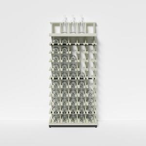 Raxi | Array 3450 display, Stojan na víno | 50 lahví Barva: Mint