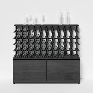 Raxi | Array 4250 shelf, Stojan na víno | 50 lahví Barva: Coal
