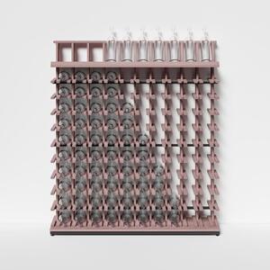 Raxi | Array 3410 display, Stojan na víno | 100 lahví Barva: Pink Violet
