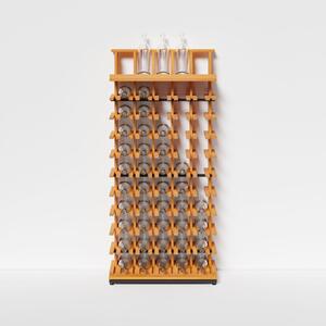 Raxi | Array 3450 display, Stojan na víno | 50 lahví Barva: Tangerine