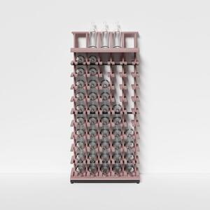 Raxi | Array 3450 display, Stojan na víno | 50 lahví Barva: Pink Violet