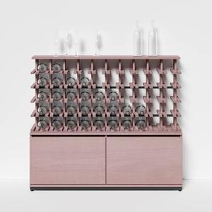 Raxi | Array 4250 shelf, Stojan na víno | 50 lahví Barva: Pink Violet