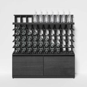 Raxi | Array 4450 display, Stojan na víno | 50 lahví Barva: Coal