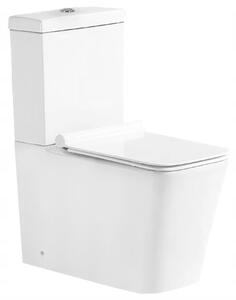 MEXEN - Cube kompakt wc WC sedátko se zpomalovacím mechanismem, - bílá - 31014000