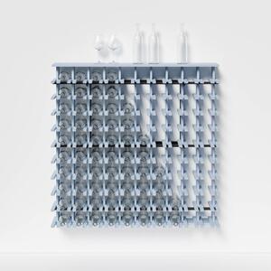 Raxi | Array 7011 shelf, Stojan na víno nástěnný | 100 lahví Barva: Sky