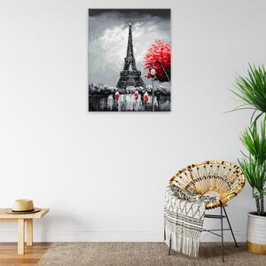 Obraz na plátně - Eiffel Tower na podzim - 40x50 cm