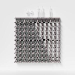 Raxi | Array 7011 shelf, Stojan na víno nástěnný | 100 lahví Barva: Stone