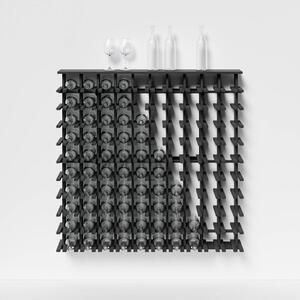 Raxi | Array 7011 shelf, Stojan na víno nástěnný | 100 lahví Barva: Coal