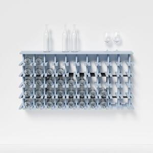 Raxi | Array 7015 shelf, Stojan na víno nástěnný | 50 lahví Barva: Sky