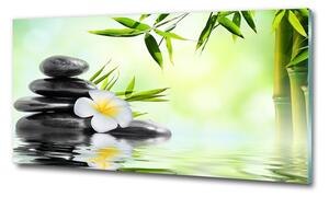 Foto-obraz fotografie na skle Orchidej a bambus osh-68618057