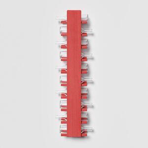 Raxi | Array 7710 flat, Stojan na víno nástěnný | 10 lahví Barva: Rosso