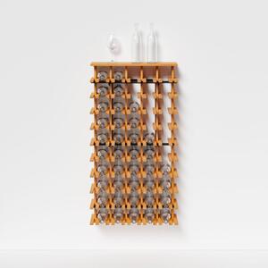 Raxi | Array 7051 shelf, Stojan na víno nástěnný | 50 lahví Barva: Tangerine