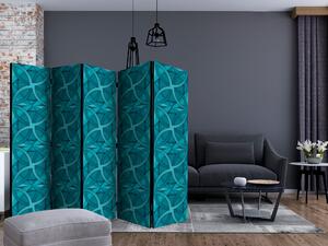 Paraván - Geometric Turquoise II [Room Dividers]