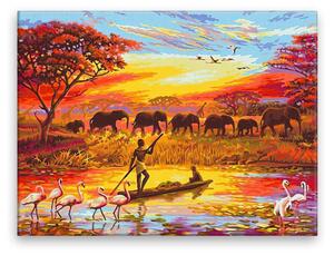 Obraz na plátně - Africká krása - 40x30 cm