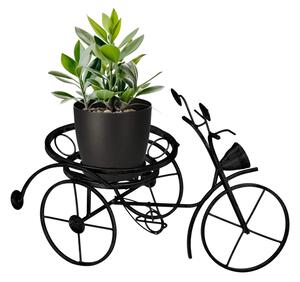 Stojan na květiny Bicykl malý - Černá (Versanis)