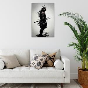 Obraz na plátně - Ozbrojený samuraj - 40x60 cm