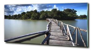 Foto obraz fotografie na skle Dřevěný most osh-68963234