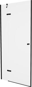 Mexen Roma sprchové dveře, křídlové 120 cm, transparentní, černá - 854-120-000-70-00