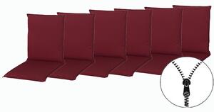 Doppler ELEGANT 2428 nízký - set 6 ks - polstry na židli a křeslo