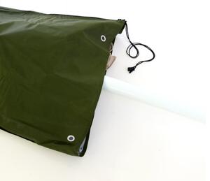 Obal na slunečník s průměrem, do 3 m, zelený