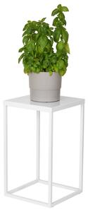 Stojící kovový záhon LOFT - 40 cm. - Bílá (Versanis)