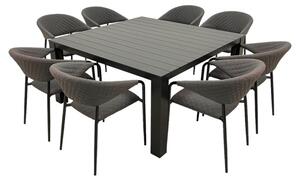 Doppler PRATO MELIA LIKA-TEX® - zahradní hliníková sedací souprava 8+1