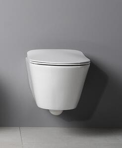 AKCE/SET/LIVERO Geberit - Předstěnová instalace pro závěsné WC, výška 1,12 m + AVVA závěsná WC mísa Rimless, 35,5x53 cm, bílá + LENA WC sedátko, Soft…