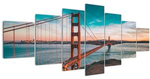 Obraz- Golden Gate, San Francisco (210x100 cm)