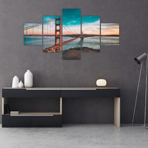 Obraz- Golden Gate, San Francisco (125x70 cm)