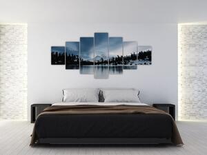Obraz - Na zamrzlém jezeře (210x100 cm)