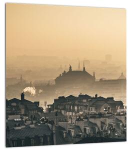 Obraz - Město pod mlhou (30x30 cm)
