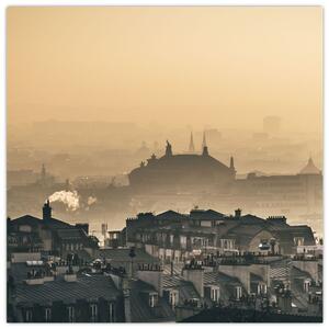 Obraz - Město pod mlhou (30x30 cm)
