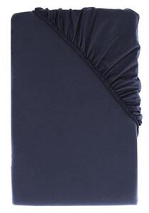 Livarno home Perkálové napínací prostěradlo, 90-100 x 200 cm (navy modrá) (100393268004)