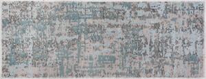 Šedo-tyrkysové bavlněné nášlapy na schody v sadě 16 ks 25x65 cm Milano Mavi – Vitaus