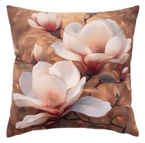 Povlak ART VELVET magnolie písková 45 x 45 cm
