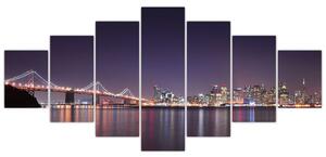 Obraz pohledu na San Francisco, California (210x100 cm)
