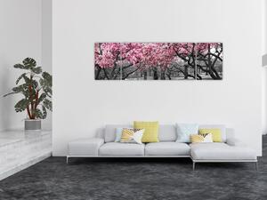 Obraz stromů Magnolíie (170x50 cm)