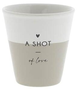 Keramický šálek na espresso A Shot of Love 50 ml