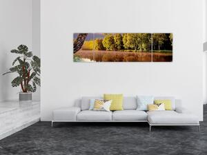 Obraz - Za řekou (170x50 cm)