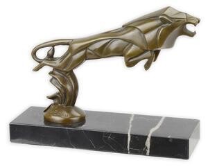 Bronzová socha - LEV ART DECO