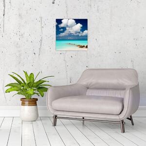 Obraz - Tropická pláž (30x30 cm)