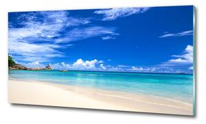 Fotoobraz na skle Tropická pláž osh-72192051